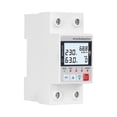 thumbnail image 1 of TUYA APP Smart Circuit Earth Leakage Over Under Voltage Protector Relay Device Switch Breaker Energy Power KWh Meter 63A ,Long Lasting, 1 of 6
