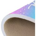 thumbnail image 7 of Dreamtimes Magic Colored Unicorn Area Rug 72x48in Rainbow Starry Non-Slip Floor Carpet Comfort Floor Mats Decor for Indoor Living Dining Room and Bedroom Area, 7 of 7