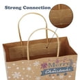 thumbnail image 6 of 24pcs Christmas Paper Gift Bags Holiday Paper Bags with Handles for Christmas Party Supplies Decor, 6 of 9