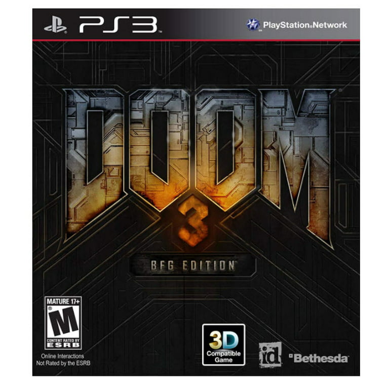 elite I mængde bad Bethesda Softworks Doom 3 BFG Edition (PS3) - Walmart.com