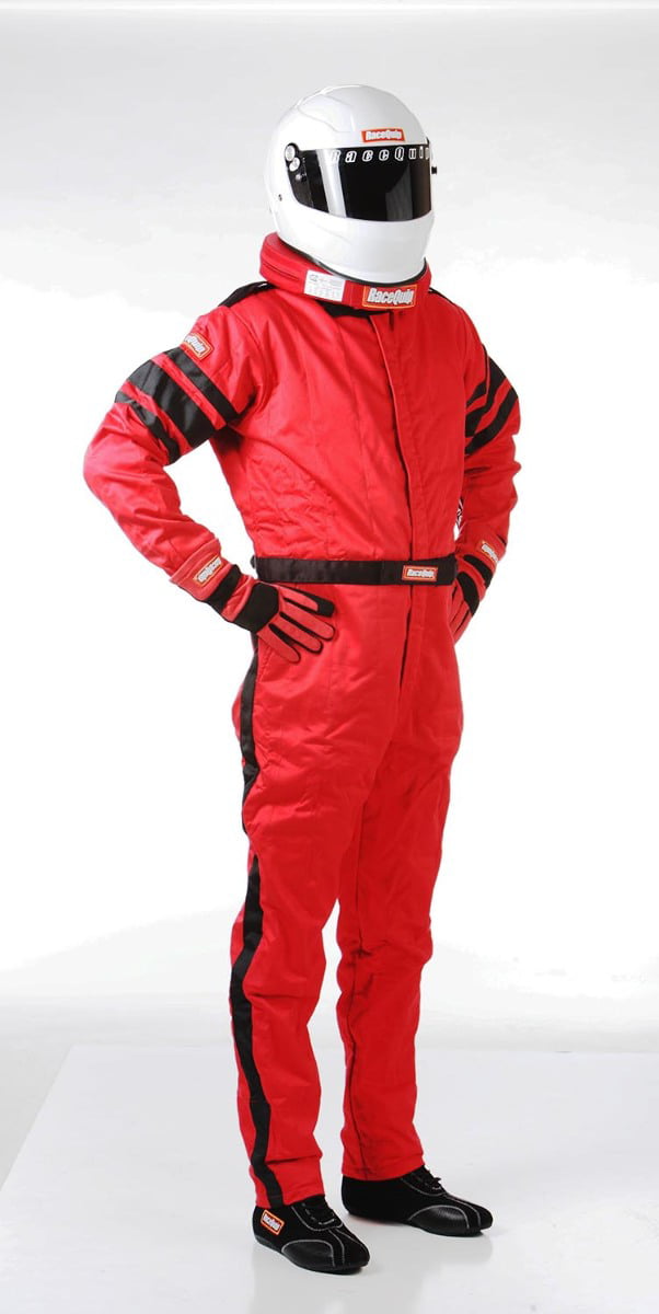 RaceQuip Racing Driver Fire Suit One Piece Multi Layer SFI 3.2A/ 5 Red X-Large 120016 