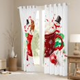 thumbnail image 3 of Manfei Xmas Sweet Dessert Blackout Curtains Set of 2 (52x84 Each),Cartoon Gingerbread Man Window Curtains,Happy Christmas Curtains and Drapes For Girls Kids,Breathable Home Decor, 3 of 6