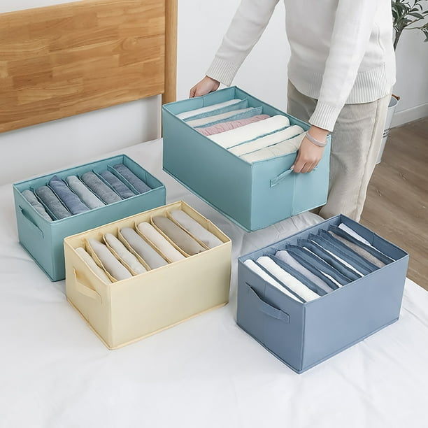 Neinkie Wardrobe Clothes Organizer for Jeans, Upgraded Drawer