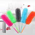 thumbnail image 2 of Dusters for Cleaning, Telescopic Extendable Microfiber Duster Dusting Brush for Ceiling Fan, Cobwebs, Furniture, Cars Orange One Size, 2 of 8