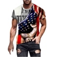 thumbnail image 1 of Camisetas Casuales Impresas de Manga Corta en el Patrón de Rayas, Camisetas Ligeras de Algodón a Rayas para Hombres, 1 of 5