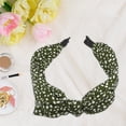thumbnail image 7 of Unique Bargains Leopard Spot Wide Bow Headbands Fashion Hair Hoop Green with Bow Knotted for Girl Women, 7 of 7