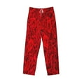 thumbnail image 4 of Daiia Red Rose Men's Sleep Pant with Pockets and Drawstring,Pajama Pants-Large, 4 of 9