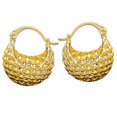 thumbnail image 5 of a refined and engaging product description for your **Vintage Ball Hoop Earrings**:\n\n \n\n**Vintage Ball Hoop Earrings for Women – Minimalist Design, 5 of 5