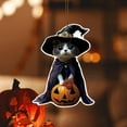 thumbnail image 4 of Witch Cat Acrylic Keychain Style A Adorable Halloween Bag Charm, 4 of 9