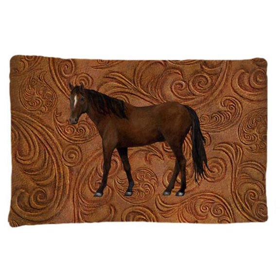 Horse Moisture Wicking Fabric Standard Pillowcase