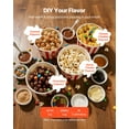 thumbnail image 3 of VEVOR Popcorn Machine, 8oz Stainless Steel Kettle, 800W Commercial Countertop Popcorn Maker, 48 Cups per Batch Theater Style Popper, with 2-Button Control Glass Wall PC Door 1 Scoop 3 Spoons, Red, 3 of 9