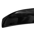 thumbnail image 4 of Ikon Motorsports Roof Spoiler Compatible with 2010-2015 Chevrolet Camaro Rear Window Visor Deflector Tail Lip Wing Carbon Fiber Print ABS Plastic, 4 of 4