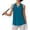 Teal, variant on PINSPARK Golf Shirts for Women Sun Protection Tennis Tank Top with Collar V Neck Racerback Athletic T-Shirt Lightweight Workout Tops Sleeveless Yoga Shirt