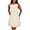 Beige, variant on PRETTYGARDEN Womens Formal Short Dresses Summer Sleeveless Boat Neck A Line Elegant Mini Cocktail Party Dress