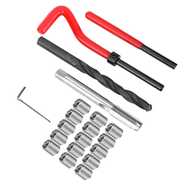 20 Pcs Inserts de Filetage Kit de Rappel Outil de Réparation de Filetage Caractéristiques de Premier Plan