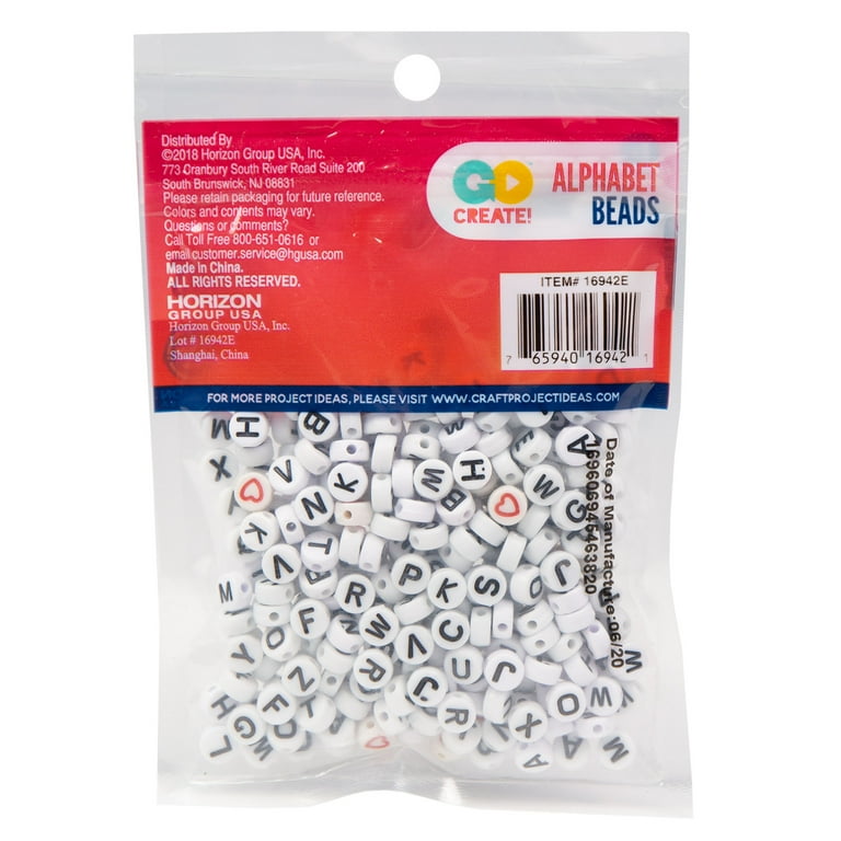 Walmart letter beads sale
