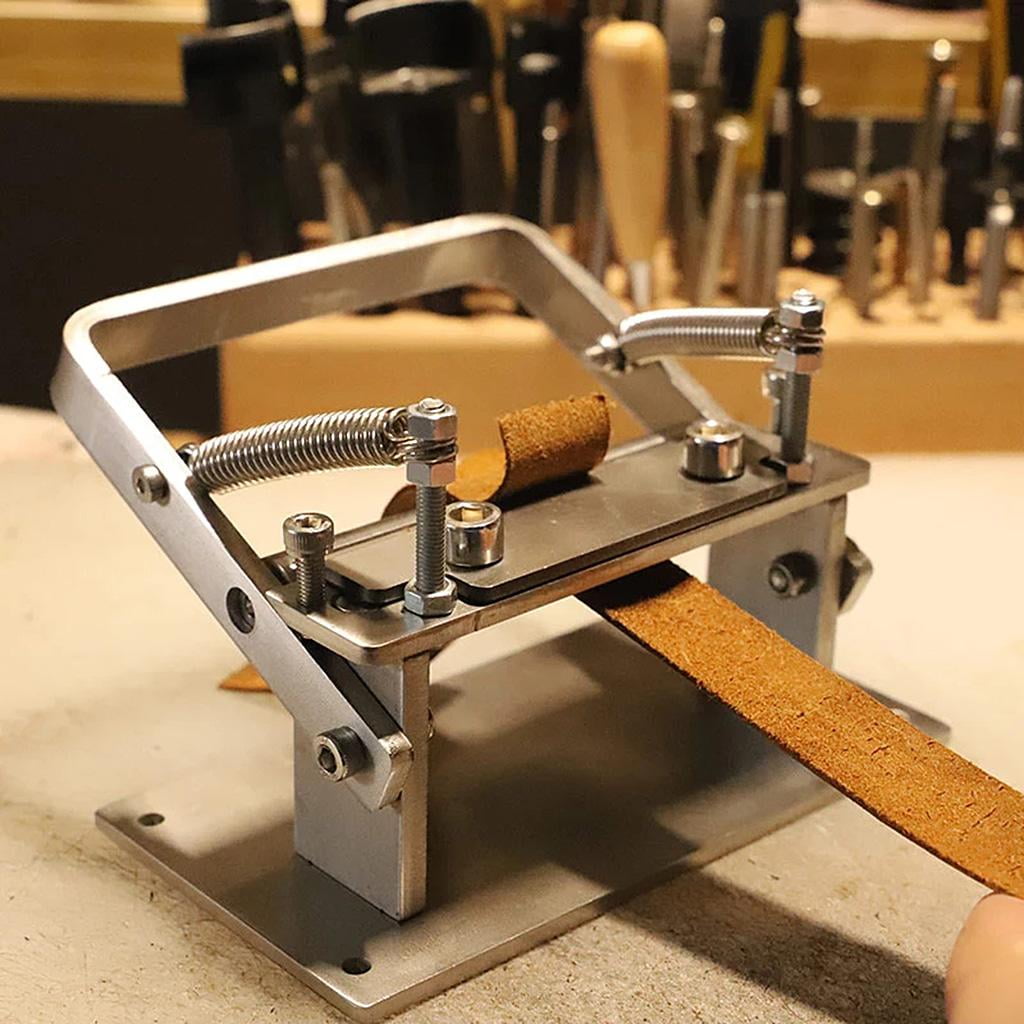 Leather Paring Machine Leather Skiver Splitter with ,Leather Skiving Machine Leather Peeling Machine Leathercraft diy for Home