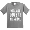 thumbnail image 3 of Inktastic Straight Outta Preschool Youth T-Shirt, 3 of 5