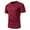 Red, variant on Rloper-Lop Men's Muscle Henley Shirts Slim Fit Textured Summer Tops Short Sleeve V Neck Golf T-Shirts Ribbed Knit Soft Casual Clothing