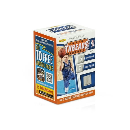 Panini Threads 2018-19 Basketball Blaster Box-35 Total Trading Cards |3 Exclusive Rookie Icon Cards | Look for Auto and Rookie Gold Parallels numbered to