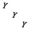 thumbnail image 4 of Maytalsory Metal House Number Plaque Durable And Rustproof Easy To Install Metal Letters House Numbers Iron Decoration Doorplate B17--Y 3Set, 4 of 6