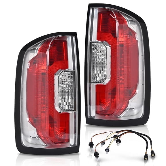 CROSSDESIGN Pair Tail Lights Brake Lamps Assembly Fit for 2015-2018 GMC Canyon
