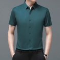 thumbnail image 4 of Men's Casual Lapel Striped POLO Shirt, 4 of 8
