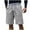 Gray^, variant on Jjayotai Men's George Shorts with Stretch Waist, Men's Fashion Summer Solid Color Elastic Waist Drawstring Casual Shorts with Pocket, Mens Running Shorts