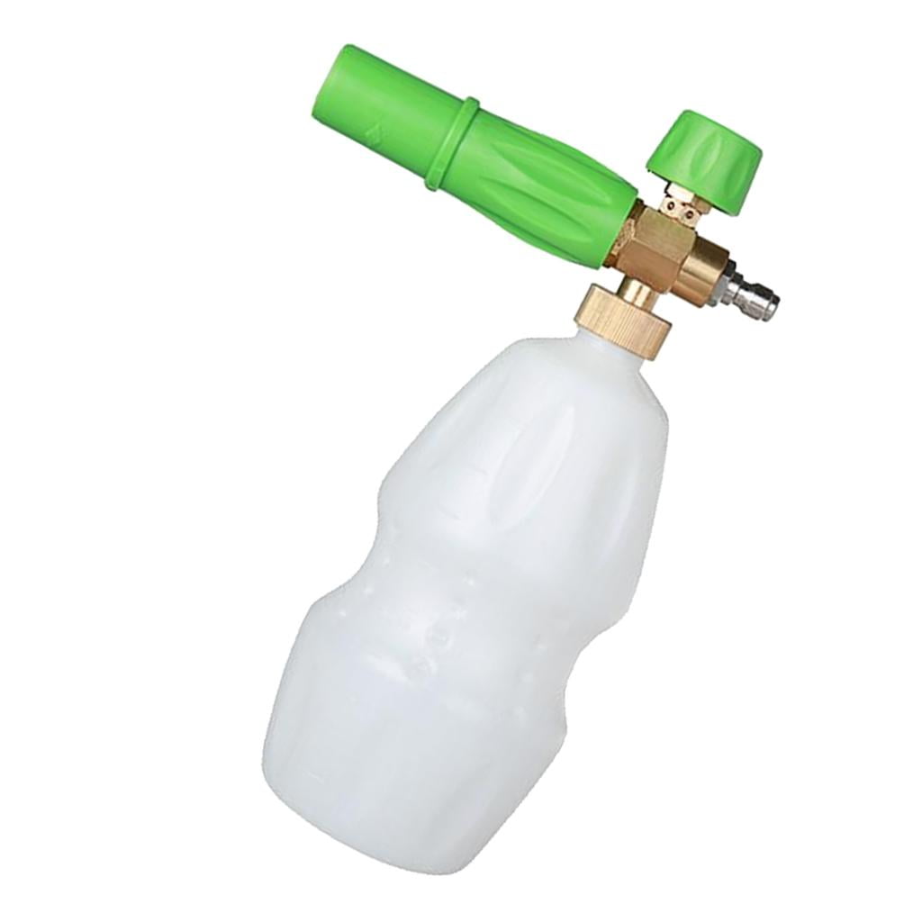 Nishiyuenyi 1/4'' Adjustable Snow Foam Sprayer Car Wash Soap Pressure Washer Bottles