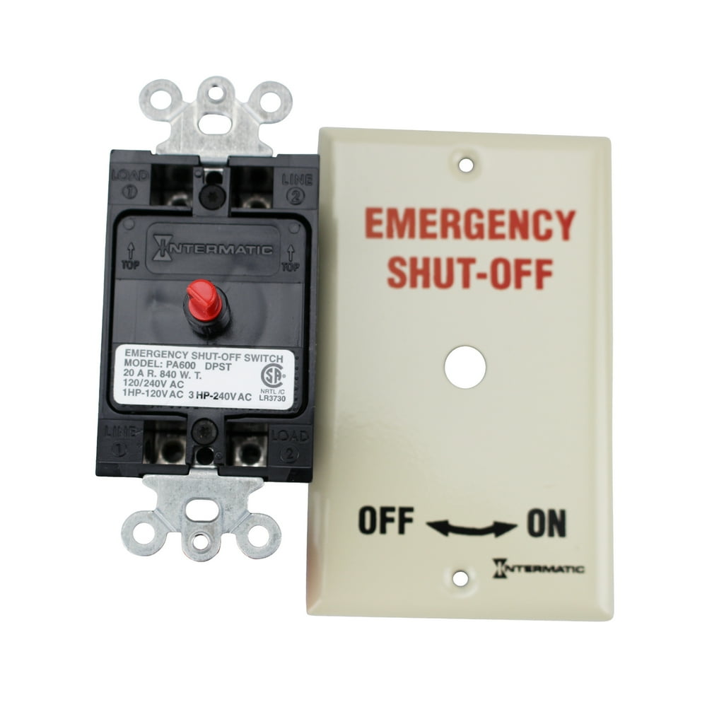 Pool and Spa Emergency Electric ShutOff Switch
