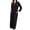 Black, variant on Women's Amanda Rich 607-37 Velour Zip Front Robe (Red S)