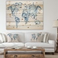 thumbnail image 4 of Design Art - World Map Water Splash, 4 of 5