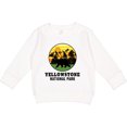 thumbnail image 2 of Inktastic Yellowstone National Park with Bear Mountains and Trees Cricle Toddler Sweatshirt, 2 of 4
