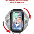 thumbnail image 3 of Support de téléphone pour vélo/vélo étanche, accessoires de vélo, sac de poignée de vélo rotatif à 360 °, support de téléphone pour vélo avec écran tactile sensible en TPU, 3 of 4