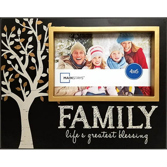 Mainstays 6x4 Family Tree Offcenter Photo Frame Com Departments
