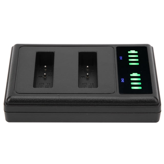 Battery Charger, Safe Professional Camera Dual Charger, Durable With LCD Display More Intuitive For Camera EN-EL23 Camera