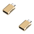 thumbnail image 4 of sweethay Adaptador C a USB a Convertidor de lector de tarjetas de alta eficiencia resistente al desgaste multicolor para teléfono PC Oro Oro 2piezas, 4 of 6