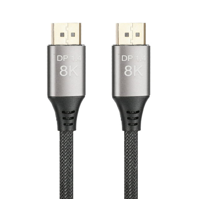 Cable de datos de ancho de banda DP 1.4 versión 8K 4K 32.4Gbps para monitor de computadora
