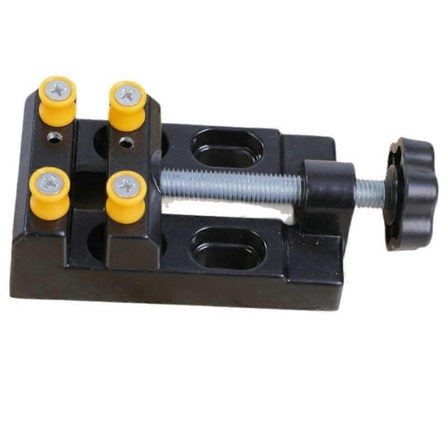 Mini Universal Flat Clamp with Parallel Table Pliers for Watch Repair, Sculpture Craftsmanship Jewelry DIY Carving
