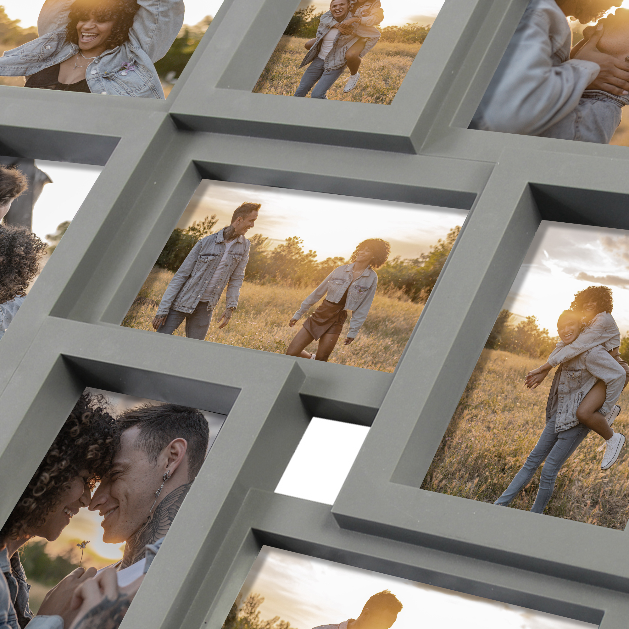 Colour Photo Frame Solid Color Photo Frames Suzile 8 Pcs Picture Frames, Solid Photo Frame ...