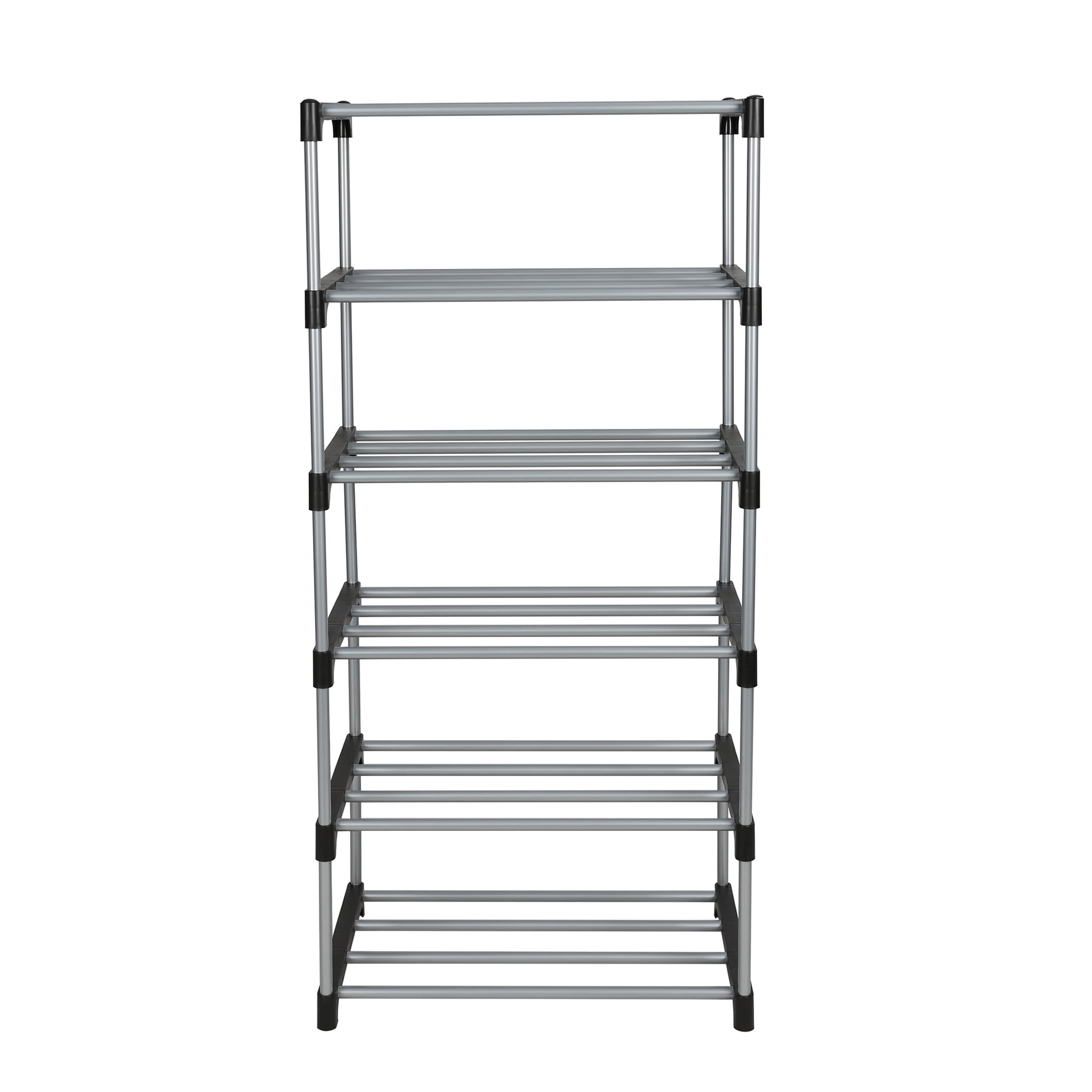 Mainstays 5 tier mesh rolling shoe rack instructions sale