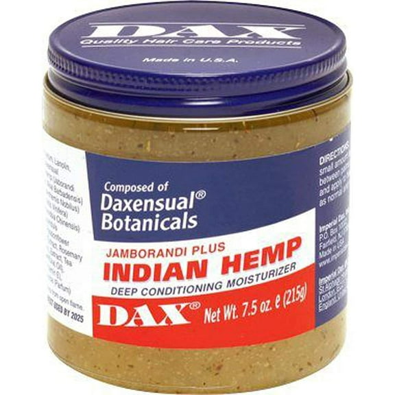 Dax Indian Hemp Deep Conditioning Moisturizer - 7.5 Oz, 2 Pack