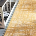 thumbnail image 3 of SAFAVIEH Courtyard Charlie Abstract Indoor/Outdoor Runner Rug, Gold/Ivory, 2'3" x 8', 3 of 6