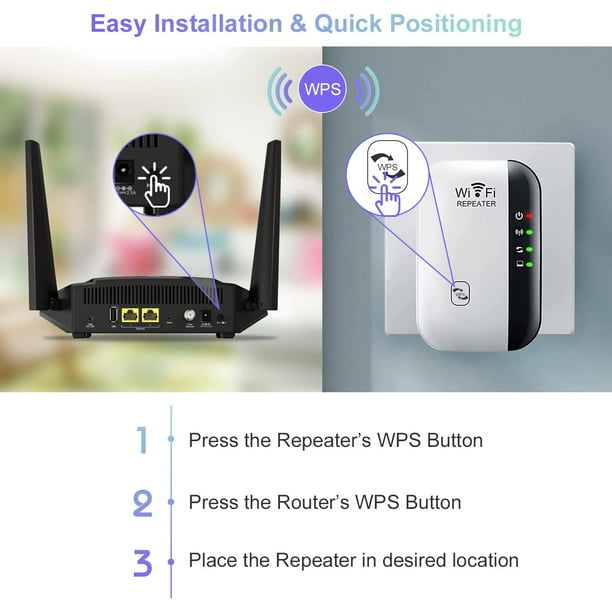 At redigere th Mission 2 Pack WiFi Extender, Signal Booster Up to 2640sq.ft and 25 Devices,  Wireless Internet Repeater, WiFi Range Extender, Long Range Amplifier with  Ethernet Port, 1-Tap Setup, Access Point - Walmart.com