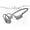 GRAY, variant on DOOGEE Bone Conduction Headphones, IP68 Waterproof Swimming Headphones Wireless Bluetooth 5.4, Skin Friendly Silicone, 32GB MP3 Mode, Sport Open Earphones for Underwater, Running, Cycling