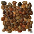 thumbnail image 2 of International Red Polished Pebbles 12 in. x 12 in. Quartzite Floor & Wall Tile - Box of 5 sqf, 2 of 2