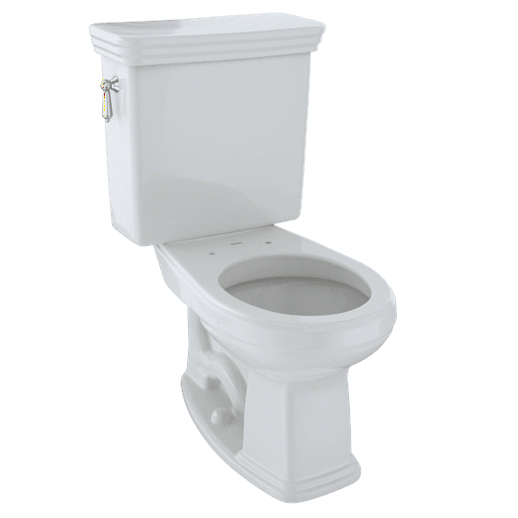 TOTO® Promenade® Two-Piece Round 1.6 GPF Universal Height Toilet, Colonial White - CST423SF#11