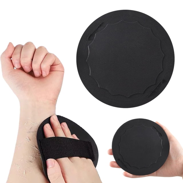 HUASHENG Brosse Exfoliante pour le Corps avec Poignées Mains Rondes Brosse pour le Dos Plat Brosse pour le Corps Laveuse Accessoires de Douche pour Hommes Femmes