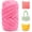 Peach Red, variant on 1Pcs 0.55lb/10 Yards Thick Chunky Yarn for Arm Knitting Jumbo Tube Yarn Soft Chunky Knit Blanket Yarn, Velvet Yarn for Crocheting Handbags Hand Knitting Pet Bed Rugs Pillows Crafts