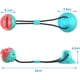 thumbnail image 5 of ANYPET Perro Cuidado Dental Cepillo de Dientes Juguete para Masticar con Dispensador de Alimentos con Ventosa, 5 of 7